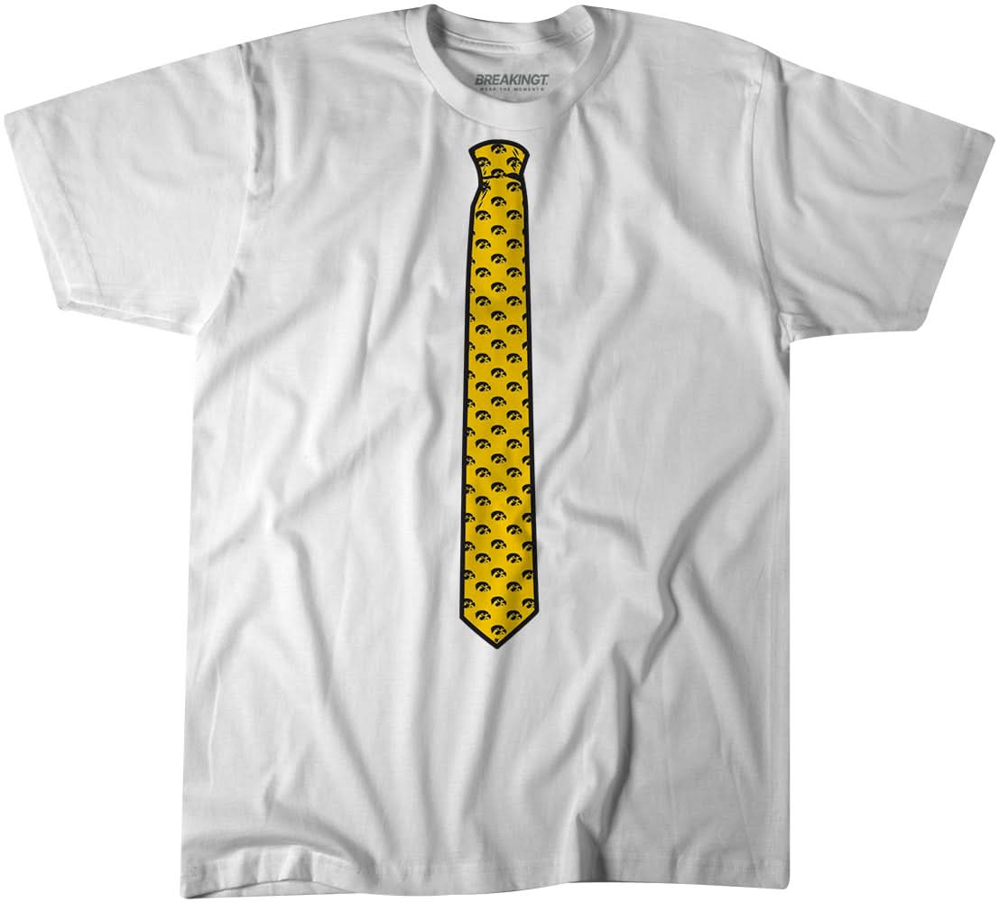 Iowa Basketball: Ben McCollum Tie Shirt